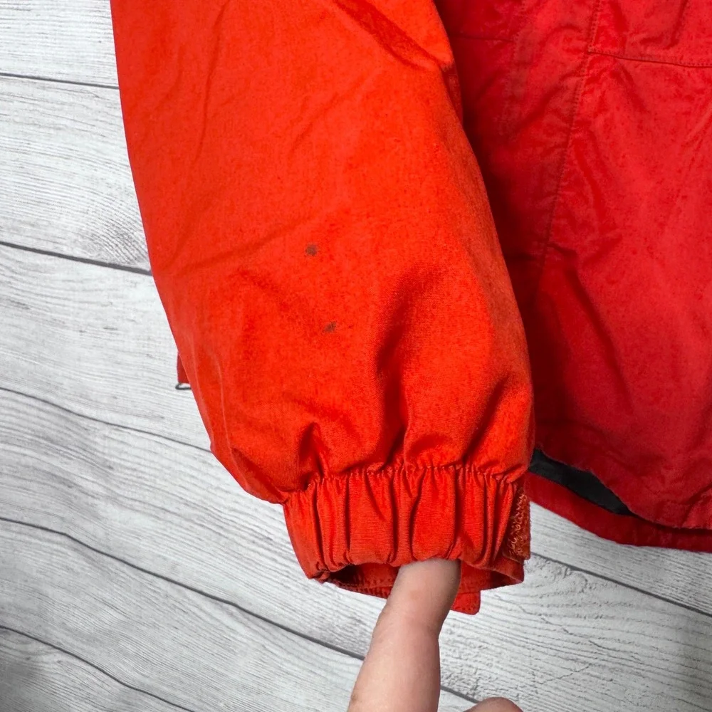 The North Face Mens Gore-Tex Jacket Red Waterproof Hooded Shell Large L